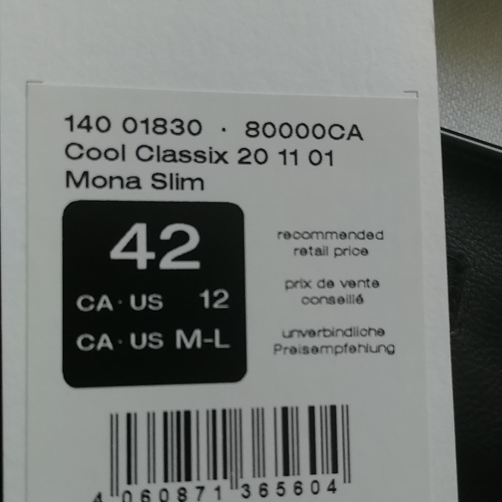 NWT,"OLSEN" BLACK PANTS,size 42, US M-L - Picture 13 of 13